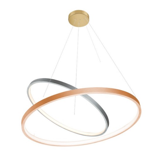 Κρεμαστό φωτιστικό με κύκλους LED Φ40cm-Φ60cm LED 3000K