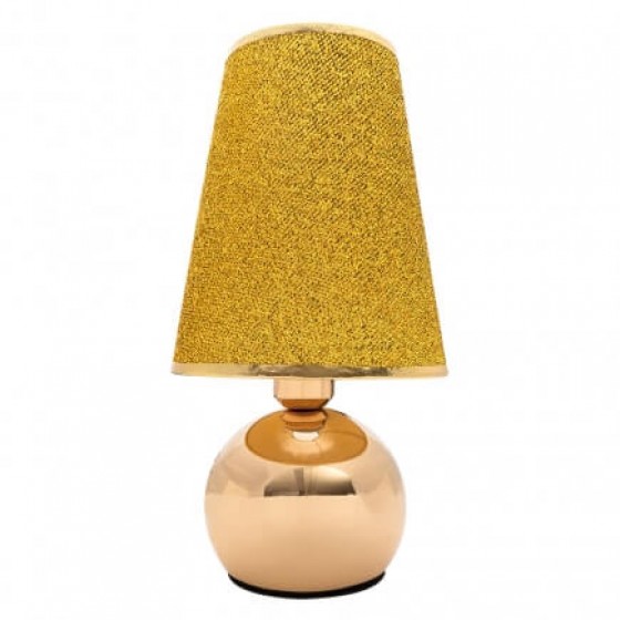 Πορτατίφ χρυσό 37cm με μεταλιζέ καπέλο