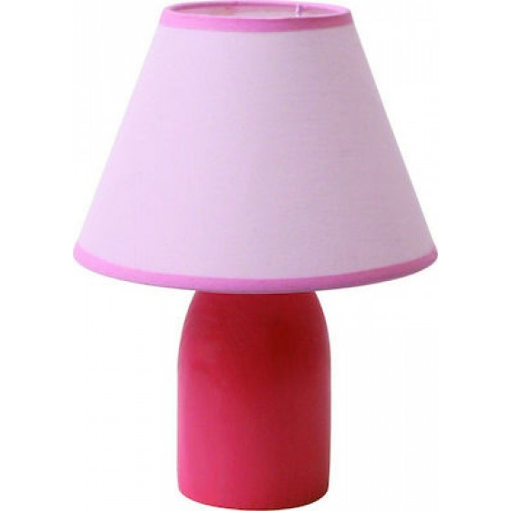 Πορτατίφ 27cm με βάση φούξια και ροζ καπέλο 