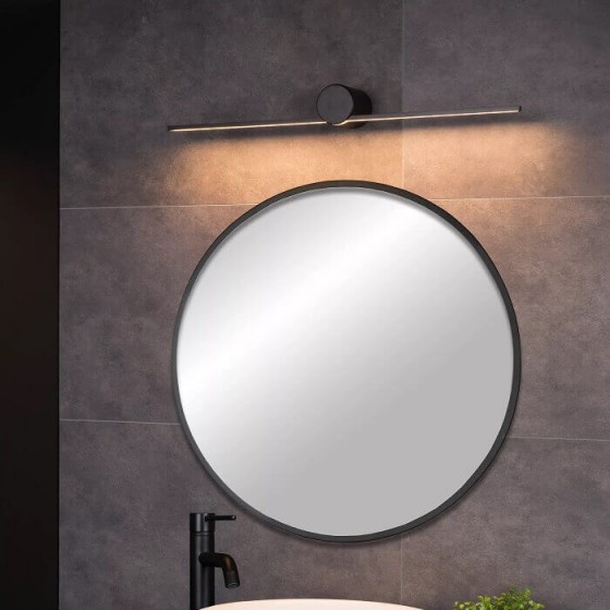 Φωτιστικό τοίχου μαύρο γραμμικό 60cm LED 2700K