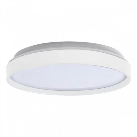 Πλαφονίερα οροφής LED 3000Κ πλαστική Φ32x10cm λευκή