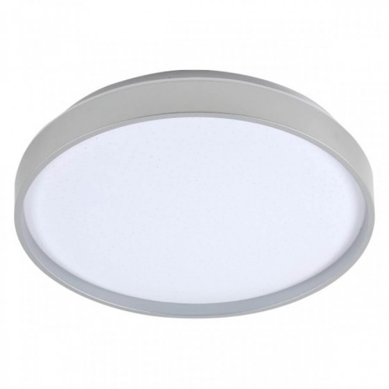 Πλαφονίερα οροφής LED 3000Κ πλαστική Φ26x10cm γκρι