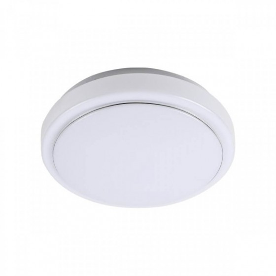 Πλαφονίερα οροφής LED πλαστική 3000Κ Φ26x10cm λευκή