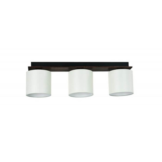 Φωτιστικό οροφής με τρία αμπαζούρ μπεζ 70cm