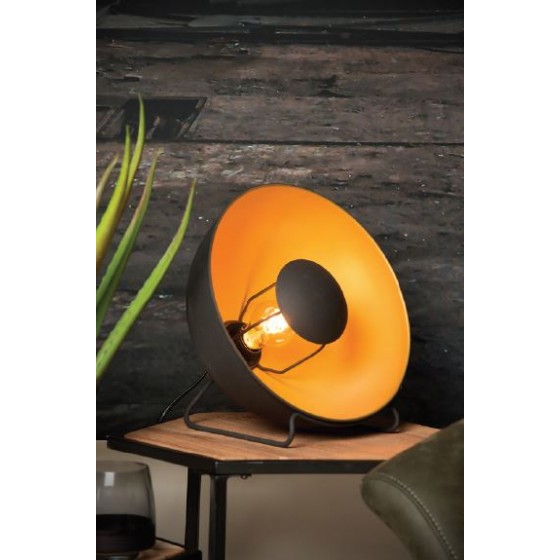 Επιτραπέζιο φωτιστικό με δίχρωμη καμπάνα Ø20x20cm
