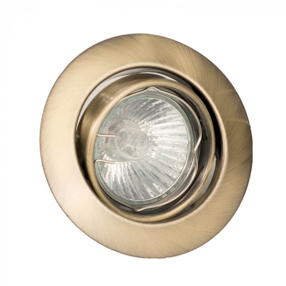 Χωνευτό σποτ οροφής στρογγυλό μεταλλικό Φ9cm