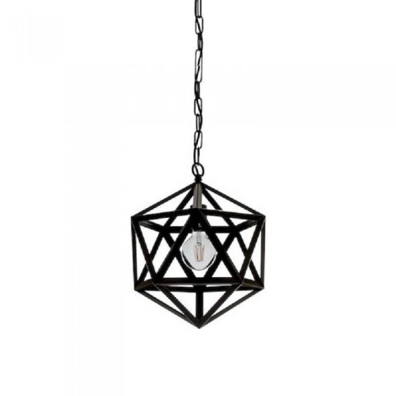 Κρεμαστό πολυγωνικό φωτιστικό 30x37cm