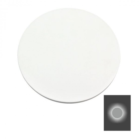 Μεταλλική απλίκα LED Φ14cm φωτισμού backlight λευκή