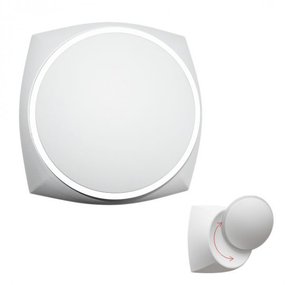 Λευκή απλίκα LED 120° με κινητή κεφαλή