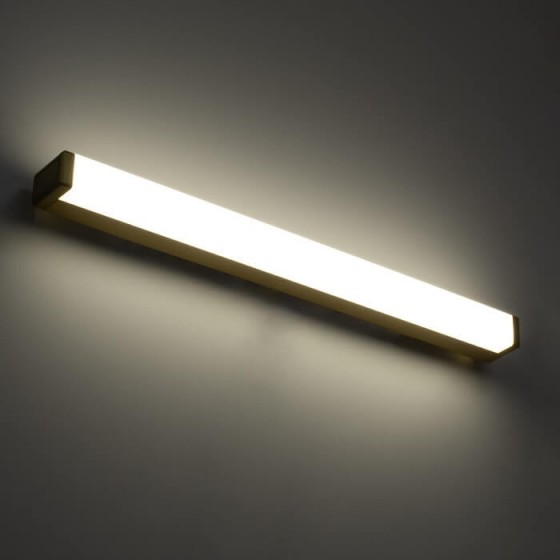 Χρυσαφί γραμμικό φωτιστικό 60x4x6cm LED 4500K