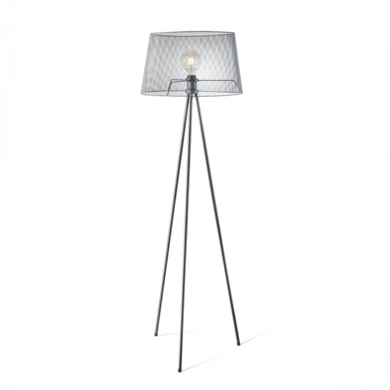 Φωτιστικό δαπέδου τρίποδο Φ45x157cm γκρί σκούρο