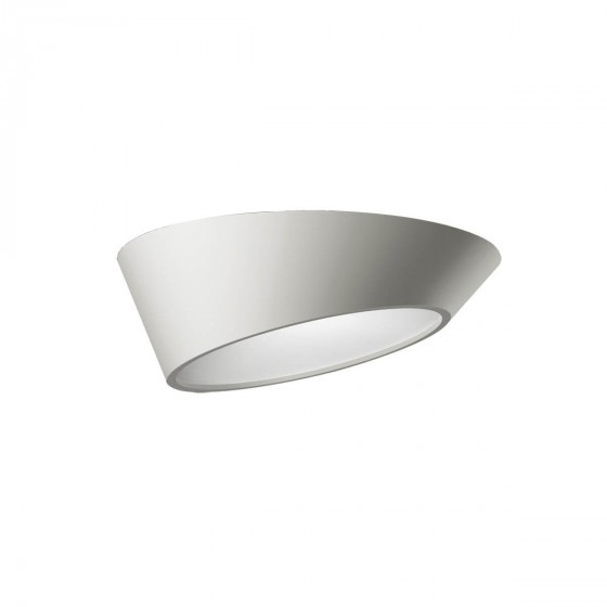 Πλαφονιέρα οροφής Φ45x17cm λευκή LED Dim