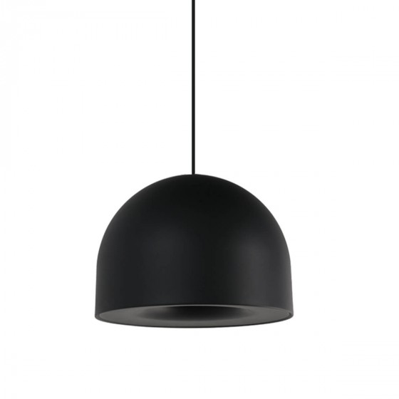 Κρεμαστό φωτιστικό μαύρη μεταλλική καμπάνα Φ50cm