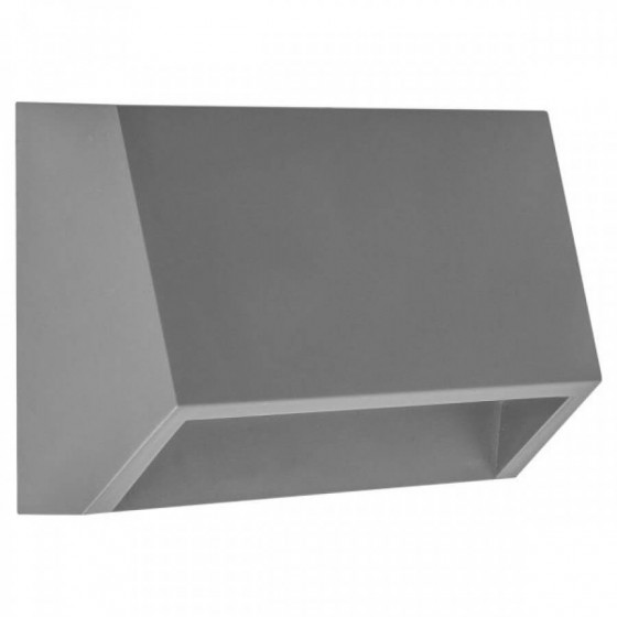 Απλίκα εξωτερικού χώρου τουβλάκι γκρι πλαστικό 10x6cm LED CCT