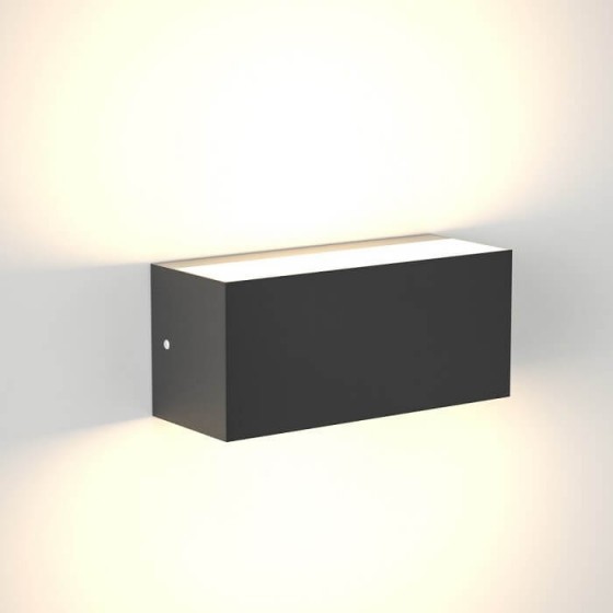 Φωτιστικό τοίχου ανθρακί 32x10x9cm LED CCT πλαστικό IP65