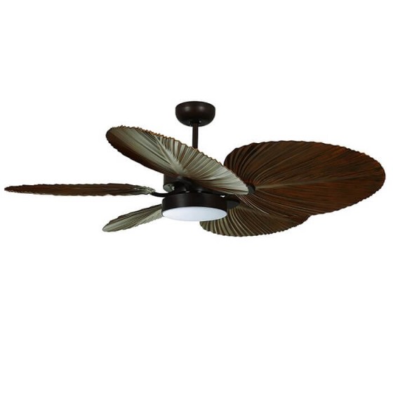 Ανεμιστήρας οροφής 5 πτερυγίων Φ132cm σε χρώματα μπρονζέ και καφέ