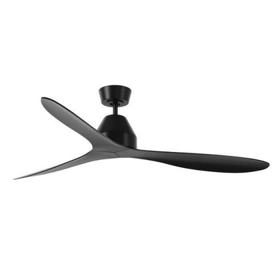 Ανεμιστήρας οροφής μαύρος ABS Φ142cm με 3 πτερύγια χωρίς φως