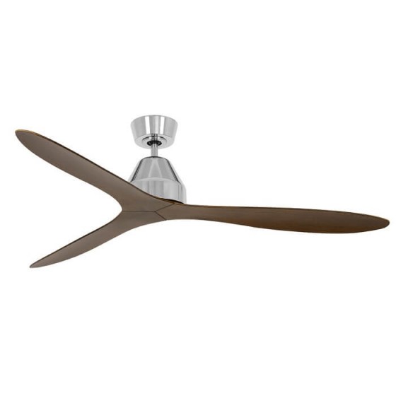 Ανεμιστήρας οροφής ABS Φ142cm χρώμιο ματ με 3 πτερύγια χωρίς φως