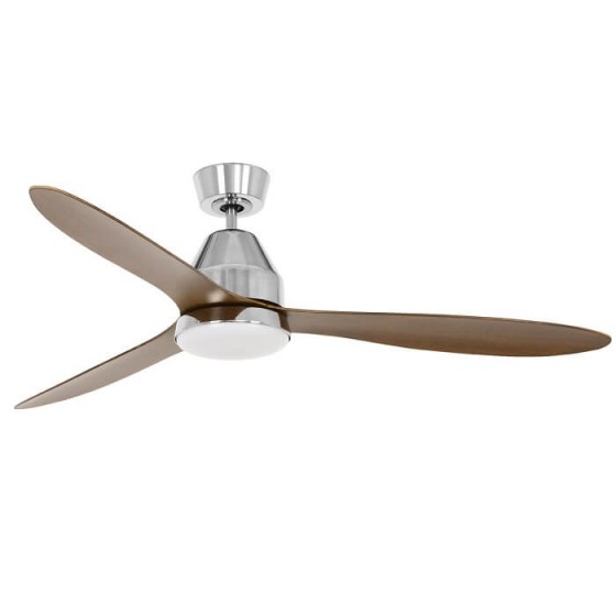 Ανεμιστήρας οροφής ABS Φ142cm χρώμιο ματ με 3 πτερύγια