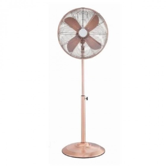Χάλκινος ανεμιστήρας ορθοστάτης Φ40x140cm τριών ταχυτήτων