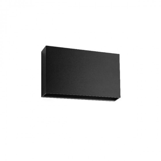 Πλαστικό φωτιστικό τοίχου 20x13cm LED 4000K Ανθρακί