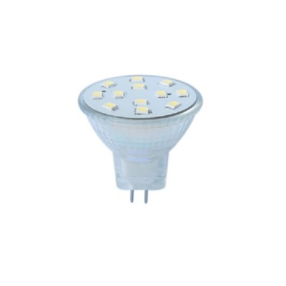 Γυαλινη Λάμπα LED MR11 120° 2,5W HP Φυσικό Φως 12VAC/DC