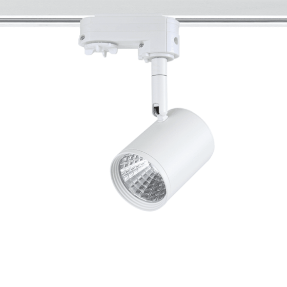 Σποτ ράγας κυλινδρικό λευκό τριφασικό LED 14W 4000K Φ55mm