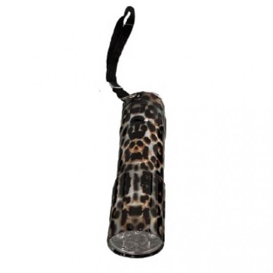 Φακός LED χειρός 9cm animal print λεοπάρδαλη