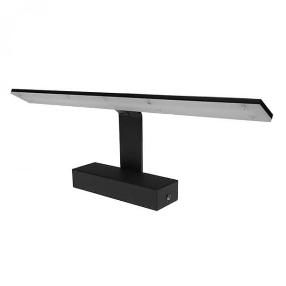 Αδιάβροχο γραμμικό φωτιστικό καθρέπτη 42cm LED 4500K μαύρο