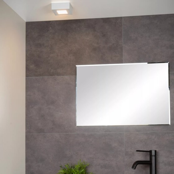 Φωτιστικό οροφής πάνελ-πλαφονιέρα 11x11cm LED 3000K IP44 λευκό