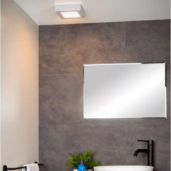 Φωτιστικό οροφής πάνελ-πλαφονιέρα 17x17cm LED 3000K IP44 λευκό