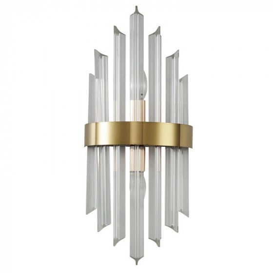 Δίφωτη απλίκα κλασική 20x40cm με κρύσταλλα