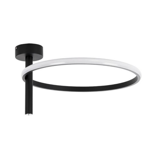 Φωτιστικό οροφής LED CCT δαχτυλίδι μαύρο Φ40x23cm