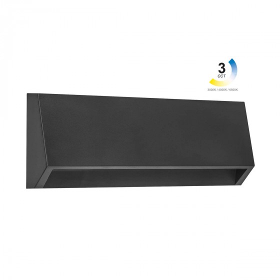 Φωτιστικό τοίχου κυρτό 22x8cm LED CCT 4W ανθρακί