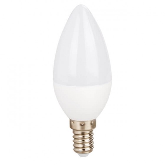 Λάμπα LED Ε14 Λευκό Κεράκι 3W Θερμό Φως