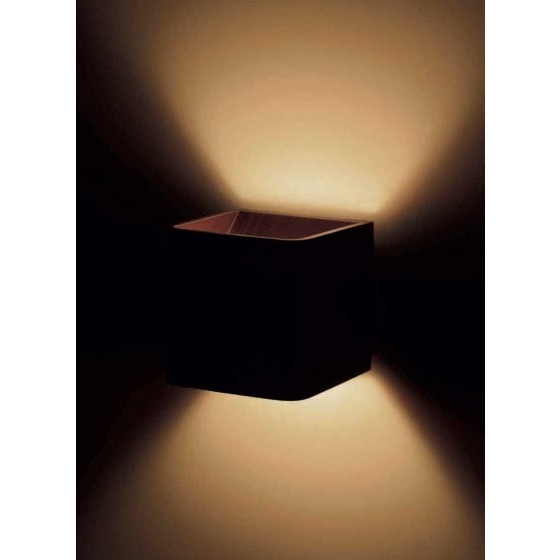 Απλίκα LED Up&Down διακοσμητικού φωτισμού κύβος 10x10cm