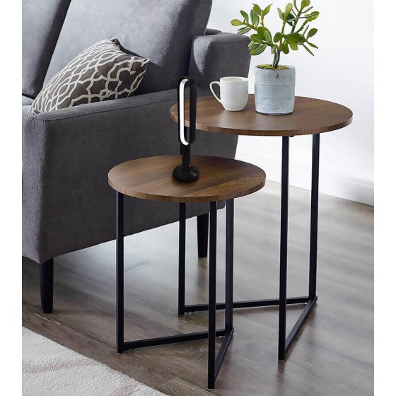 Επιτραπέζιο φωτιστικό LED επαναφορτιζόμενο μαύρο οβάλ 36cm