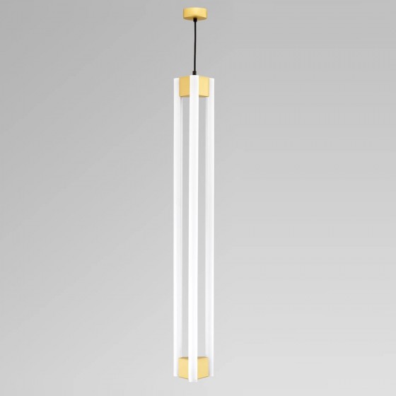 Κρεμαστό φωτιστικό με τρεις σωληνωτές κεφαλές Φ15x100cm