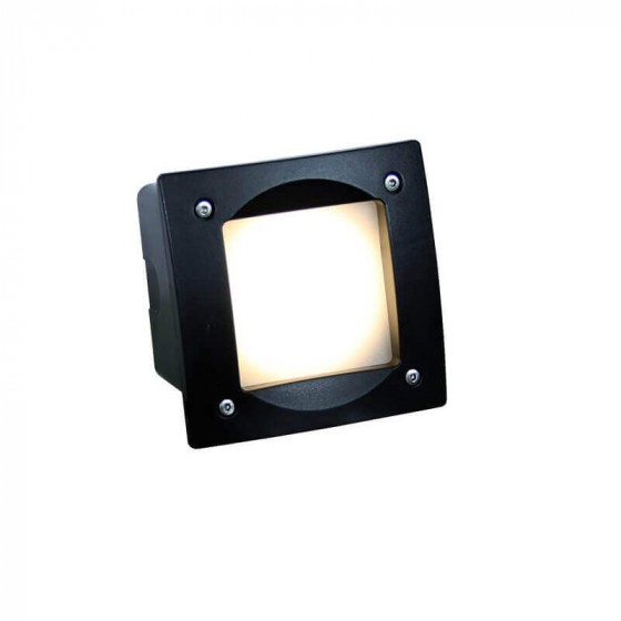 Χωνευτό φωτιστικό σποτ GX53 seaside IP66 με 3 πλαίσια μάυρο-λευκό-ασημί