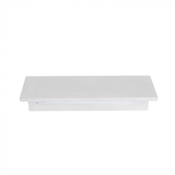 Γραμμική τσιμεντένια απλίκα LED στεγανή 22cm λευκή
