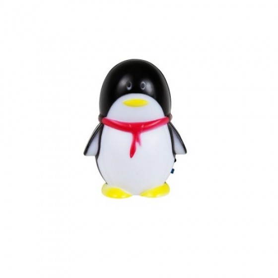 Παιδικό φωτάκι νυκτός πιγκουίνος με διακόπτη On/Off