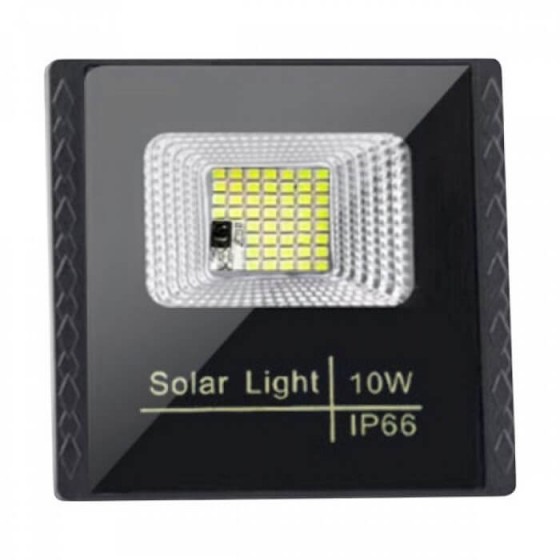 Τηλεχειριζόμενος ηλιακός προβολέας LED 10W 6500K ABS IP66