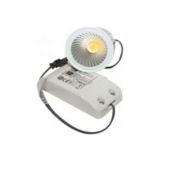 LED KIT GU10 TYPE με Λάμπα και Μετασχηματιστή 10W Ψυχρό Φως