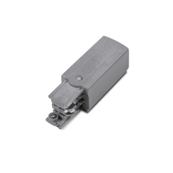 Τροφοδοτικό αριστερής ένωσης ράγας 4 καλωδίων τριφασικό γκρι