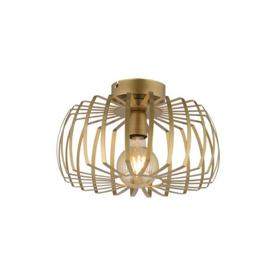 Φωτιστικό οροφής με χρυσαφί πλέγμα αράχνη Φ35x26cm