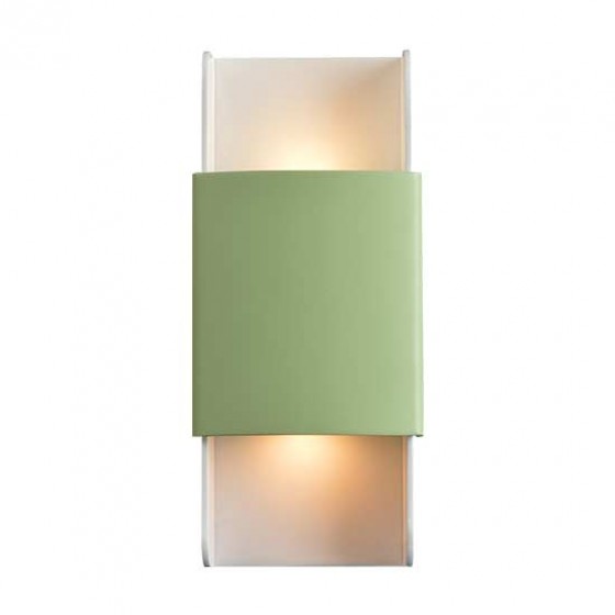 Φωτιστικό τοίχου LED 11x25cm λευκό-πράσινο