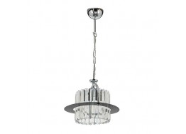 Κρεμαστό φωτιστικό από κρυσταλλάκια Φ28cm με αλυσίδα στην ανάρτηση