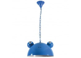 Παιδικό φωτιστικό μονόφωτο Φ30cm μπλε βάτραχος μεταλλικό