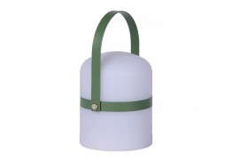 Στεγανό πορτατίφ πλαστικό πράσινο Φ17x25cm LED Dim