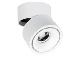 Λευκό περιστρεφόμενο σποτ οροφής LED Φ10cm